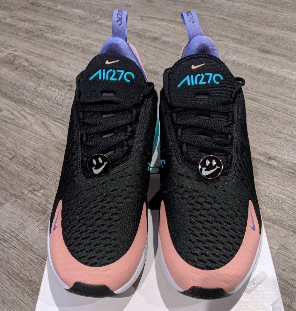 Nike Air Max 270 "Have A Nice Day", Men's Size 11, Black Hyper Jade - Picture 2 of 5